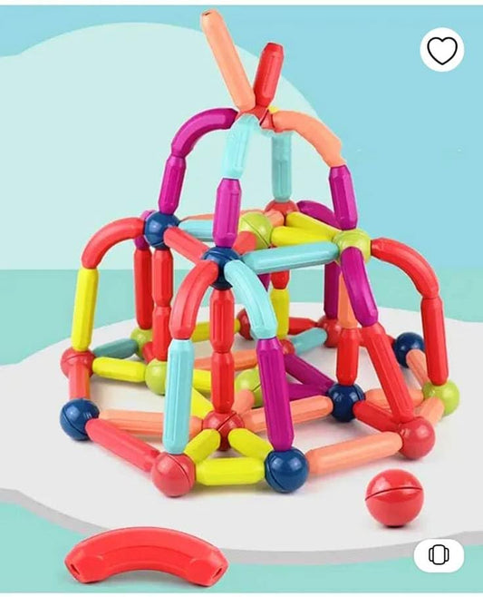 🧲🧸 Magnetic Sticks Building Blocks – 36 Pieces