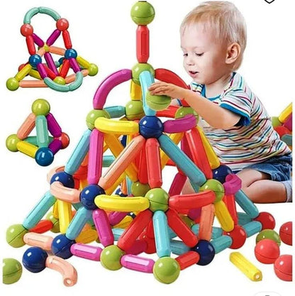 🧲🧸 Magnetic Sticks Building Blocks – 36 Pieces