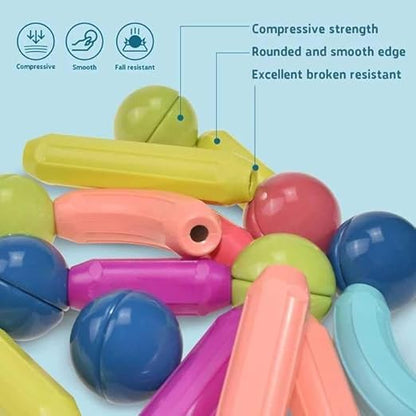 🧲🧸 Magnetic Sticks Building Blocks – 36 Pieces