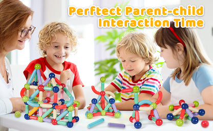 🧲🧸 Magnetic Sticks Building Blocks – 36 Pieces