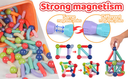 🧲🧸 Magnetic Sticks Building Blocks – 36 Pieces
