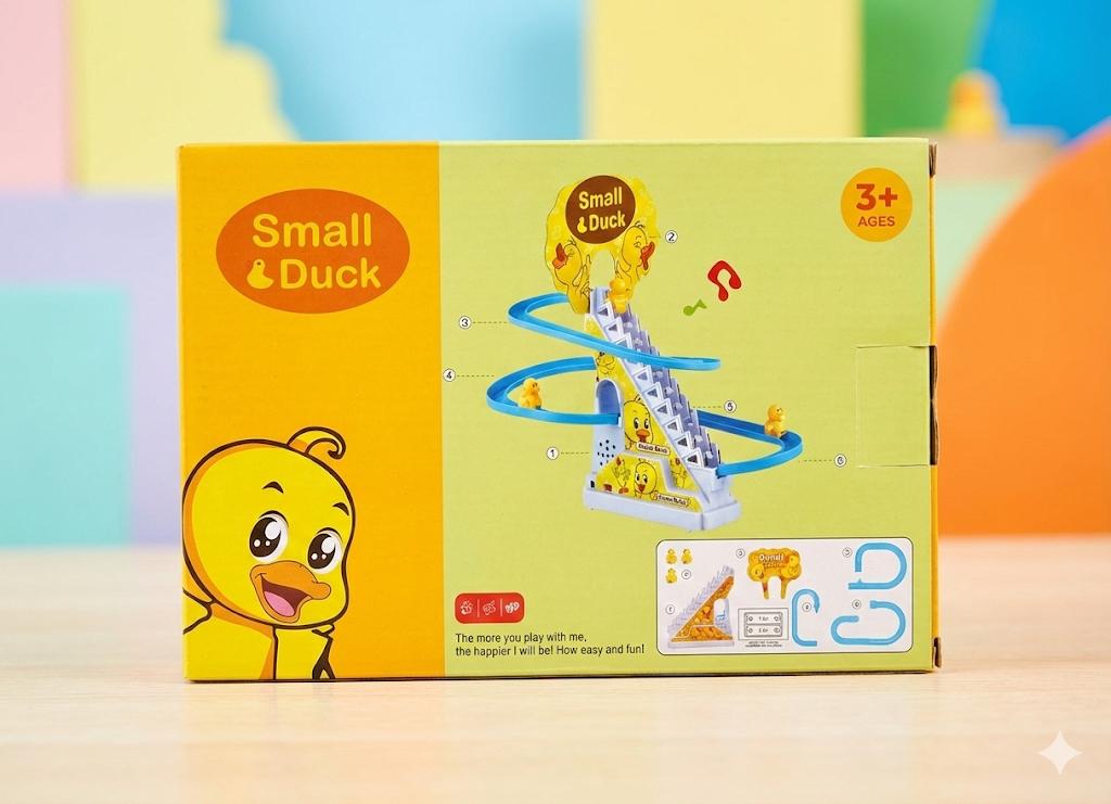 🦆🎶 Small Duck Climbing Stairs Toy