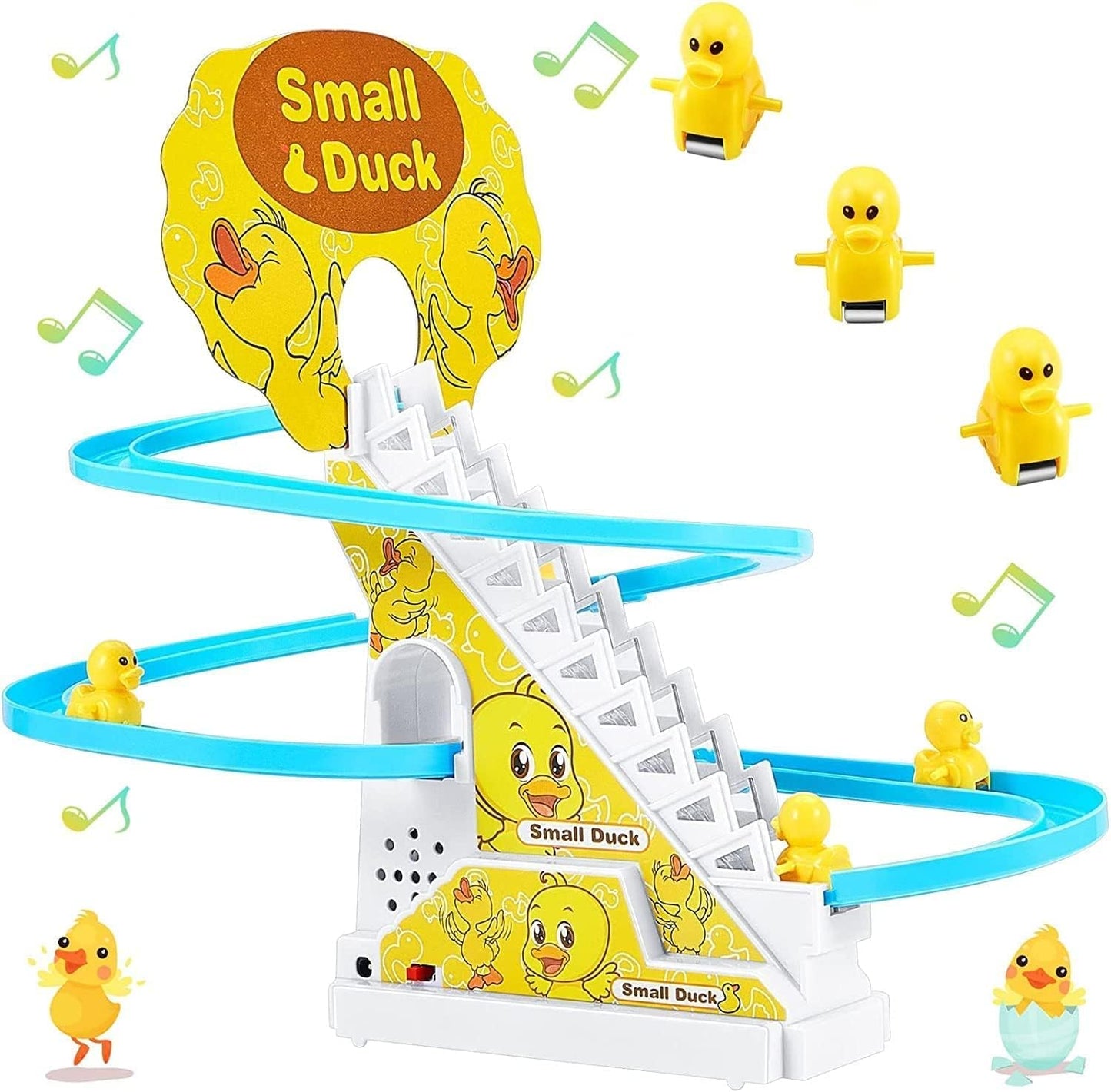 🦆🎶 Small Duck Climbing Stairs Toy