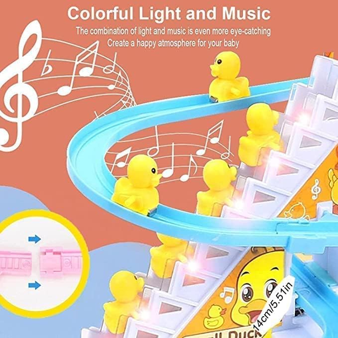 🦆🎶 Small Duck Climbing Stairs Toy