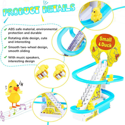 🦆🎶 Small Duck Climbing Stairs Toy