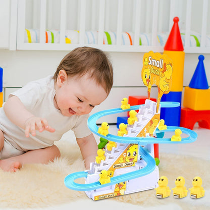 🦆🎶 Small Duck Climbing Stairs Toy